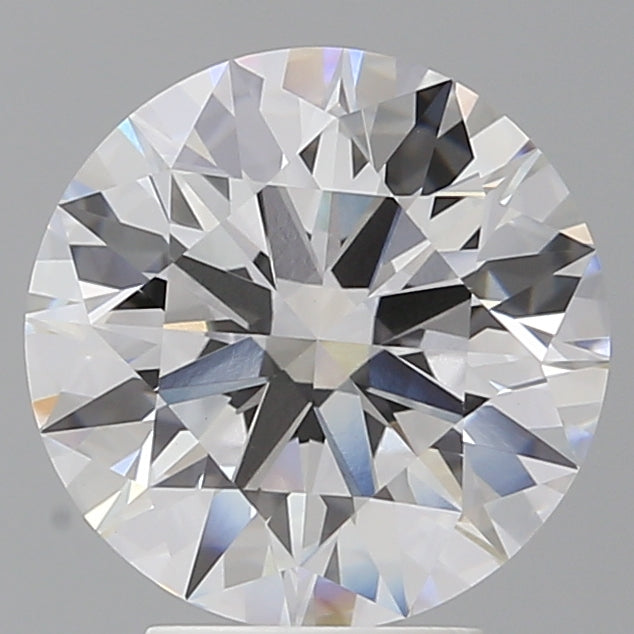 4.07 Carat Round Shaped, Ideal Cut, E Color, VVS2 Clarity, IGI Certified Lab Grown Diamond
