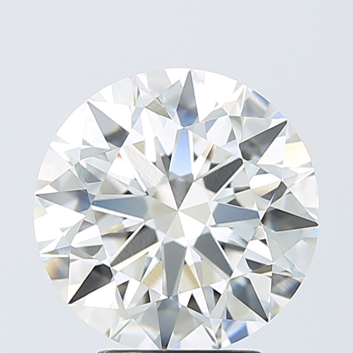 4.01 Carat Round Shaped, Ideal Cut, F Color, VVS2 Clarity, IGI Certified Lab Grown Diamond