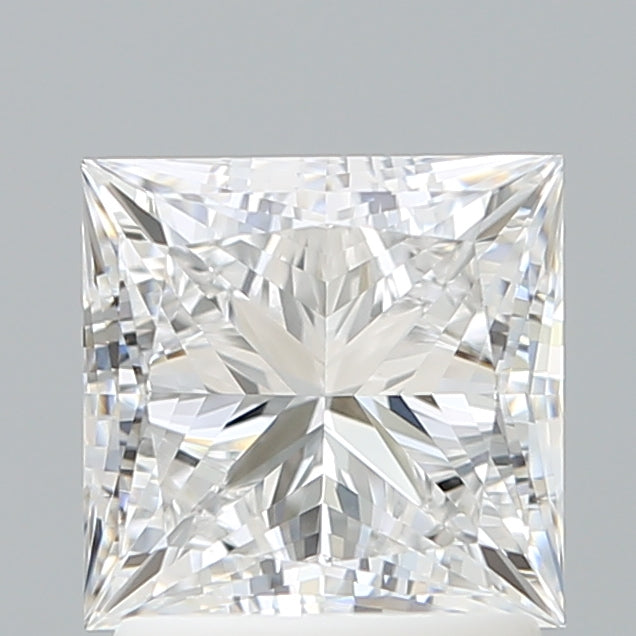 1.78 Carat Princess Shaped, Ideal Cut, D Color, VVS1 Clarity, IGI Certified Lab Grown Diamond