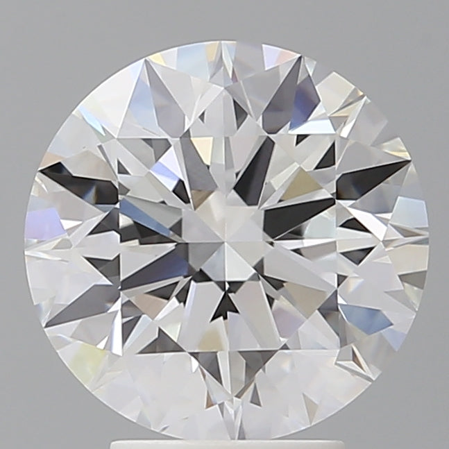 4.10 Carat Round Shaped, Ideal Cut, E Color, VVS2 Clarity, IGI Certified Lab Grown Diamond