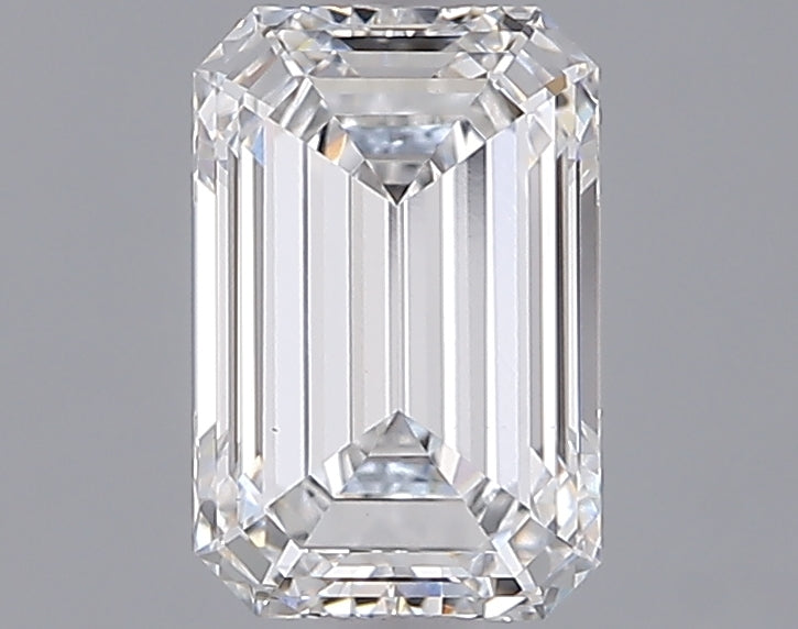 1.54 Carat Emerald Shaped, Ideal Cut, E Color, VS1 Clarity, IGI Certified Lab Grown Diamond