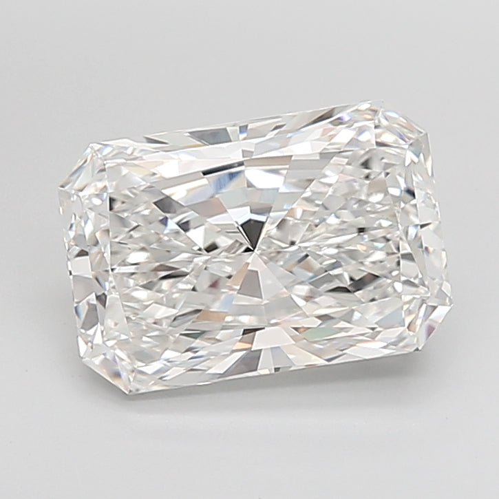 5.06 Carat Radiant Shaped, Ideal Cut, E Color, VVS2 Clarity, IGI Certified Lab Grown Diamond