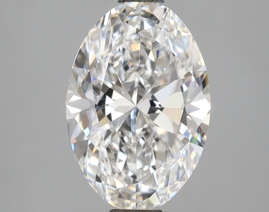 2.51 Carat Oval Shaped, Ideal Cut, F Color, VVS2 Clarity, IGI Certified Lab Grown Diamond