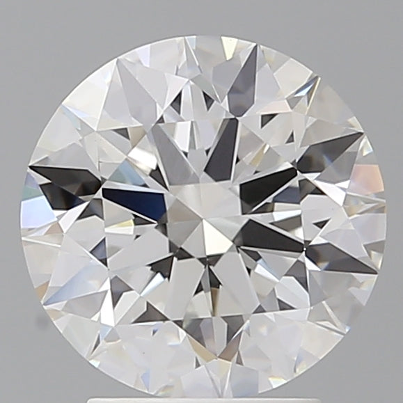 3.06 Carat Round Shaped, Ideal Cut, E Color, VVS2 Clarity, IGI Certified Lab Grown Diamond