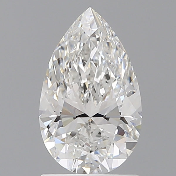 1.50 Carat Pear Shaped, Ideal Cut, E Color, VS1 Clarity, IGI Certified Lab Grown Diamond