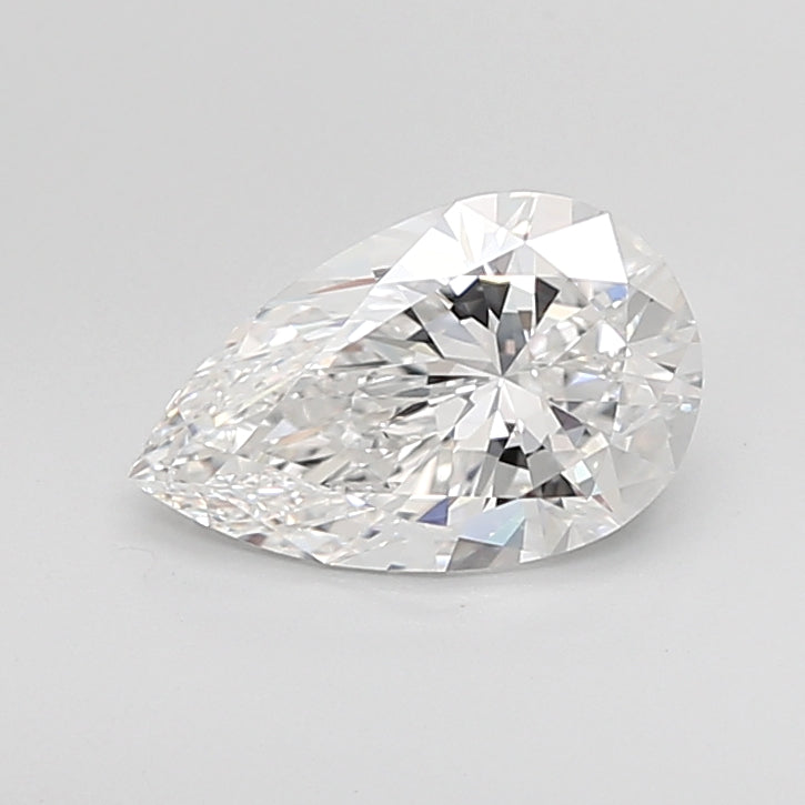 2.01 Carat Pear Shaped, Ideal Cut, D Color, VVS2 Clarity, IGI Certified Lab Grown Diamond