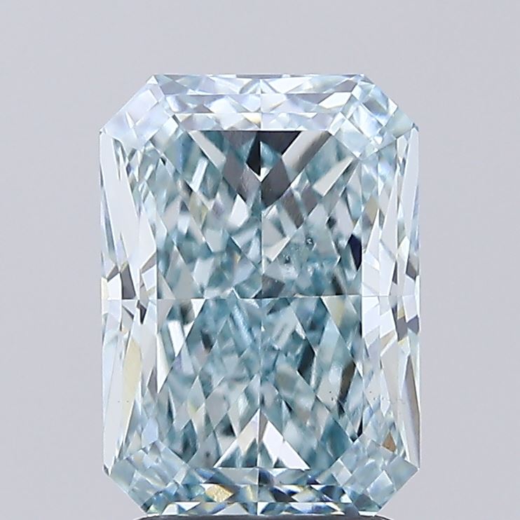 2.50 Carat Radiant Shaped, Ideal Cut, VS1 Clarity, IGI Certified Lab Grown Diamond