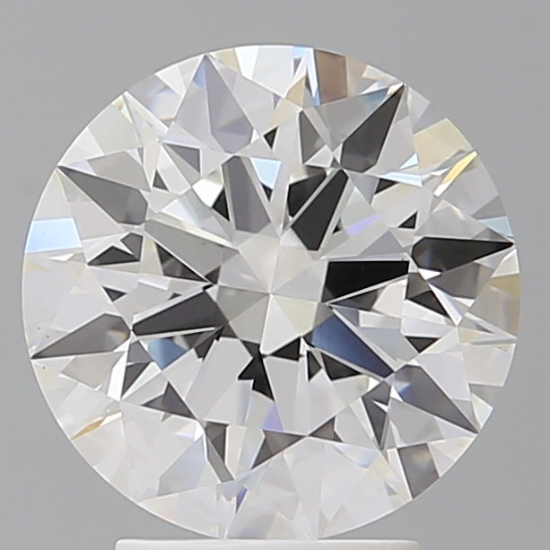 3.56 Carat Round Shaped, Ideal Cut, F Color, VVS2 Clarity, IGI Certified Lab Grown Diamond