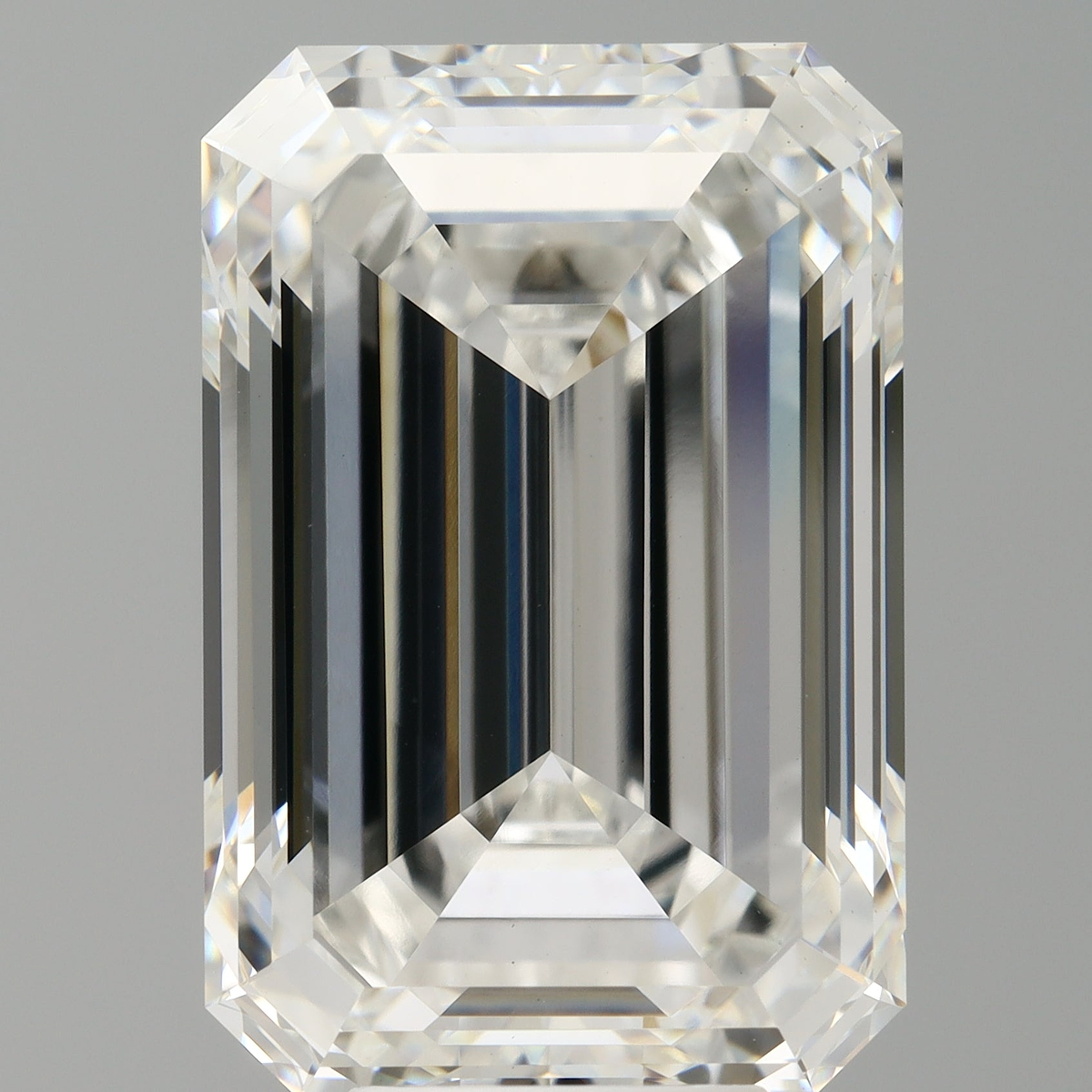 9.09 Carat Emerald Shaped, Ideal Cut, F Color, VS1 Clarity, IGI Certified Lab Grown Diamond