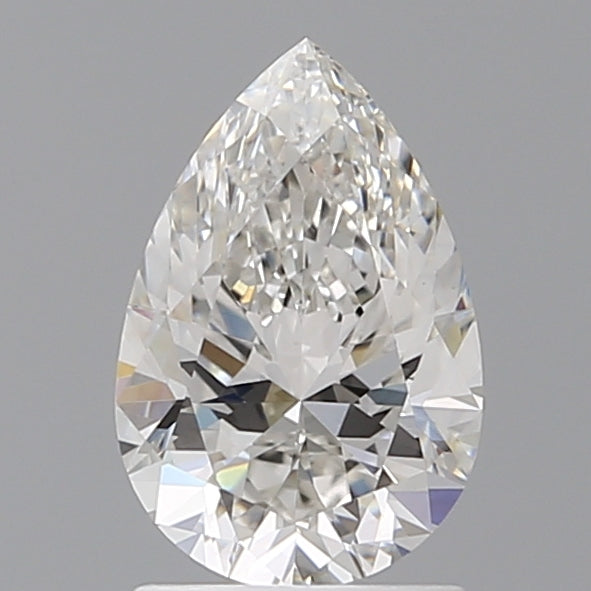 1.57 Carat Pear Shaped, Ideal Cut, F Color, VVS2 Clarity, IGI Certified Lab Grown Diamond
