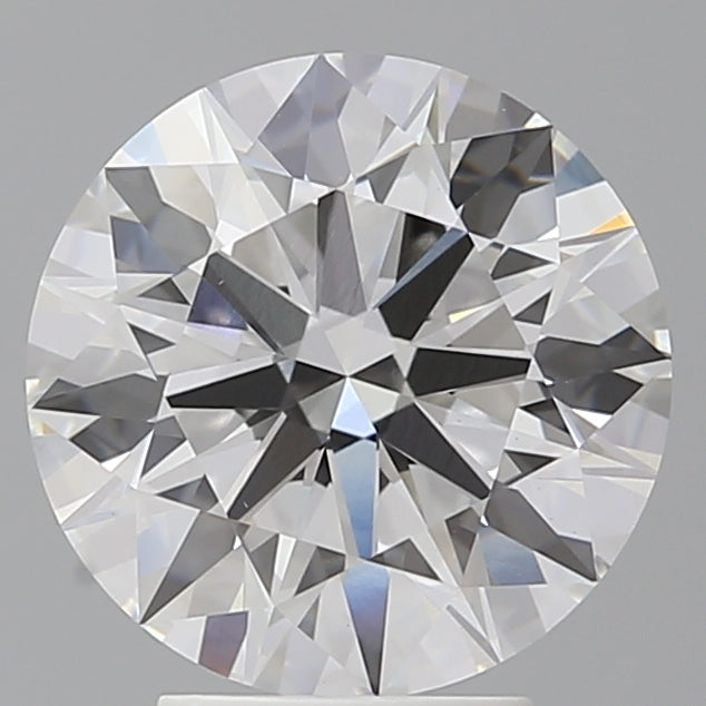 4.01 Carat Round Shaped, Ideal Cut, E Color, VVS2 Clarity, IGI Certified Lab Grown Diamond