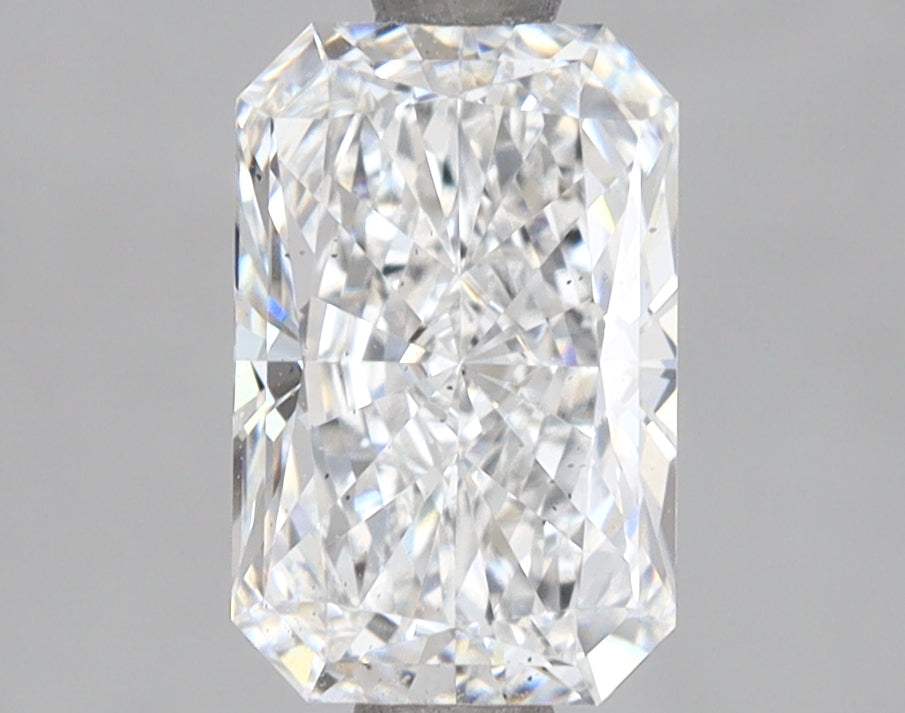 1.71 Carat Radiant Shaped, Ideal Cut, E Color, SI1 Clarity, IGI Certified Lab Grown Diamond