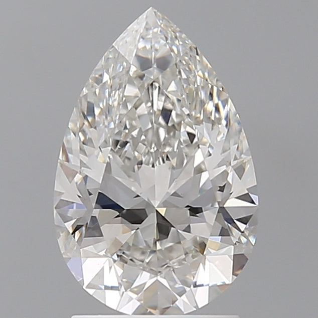 2.08 Carat Pear Shaped, Ideal Cut, F Color, VVS2 Clarity, IGI Certified Lab Grown Diamond