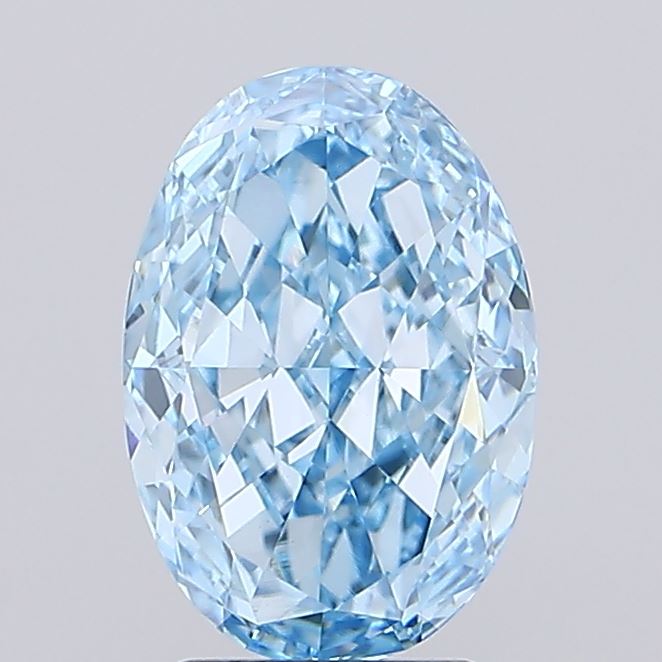 2.94 Carat Oval Shaped, Very Good Cut, VVS2 Clarity, IGI Certified Lab Grown Diamond