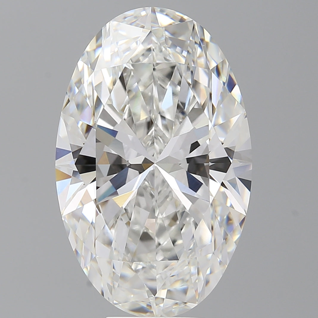 9.59 Carat Oval Shaped, Ideal Cut, F Color, VVS2 Clarity, IGI Certified Lab Grown Diamond