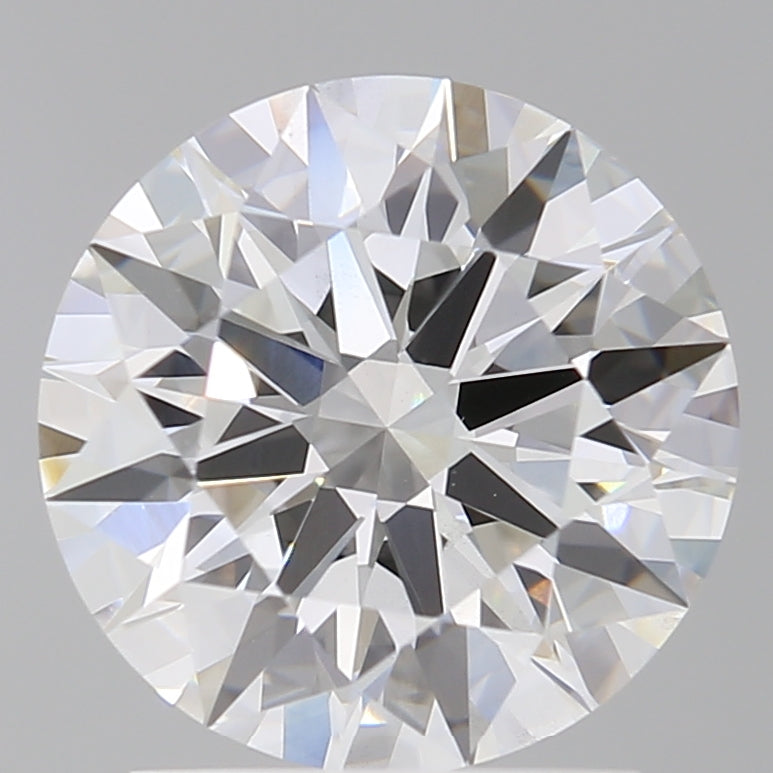 2.07 Carat Round Shaped, Ideal Cut, D Color, VS2 Clarity, IGI Certified Lab Grown Diamond