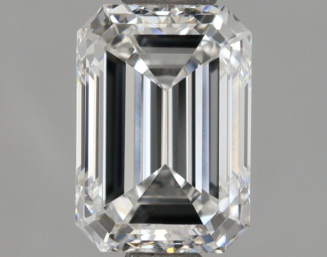 1.61 Carat Emerald Shaped, Ideal Cut, E Color, VVS1 Clarity, IGI Certified Lab Grown Diamond