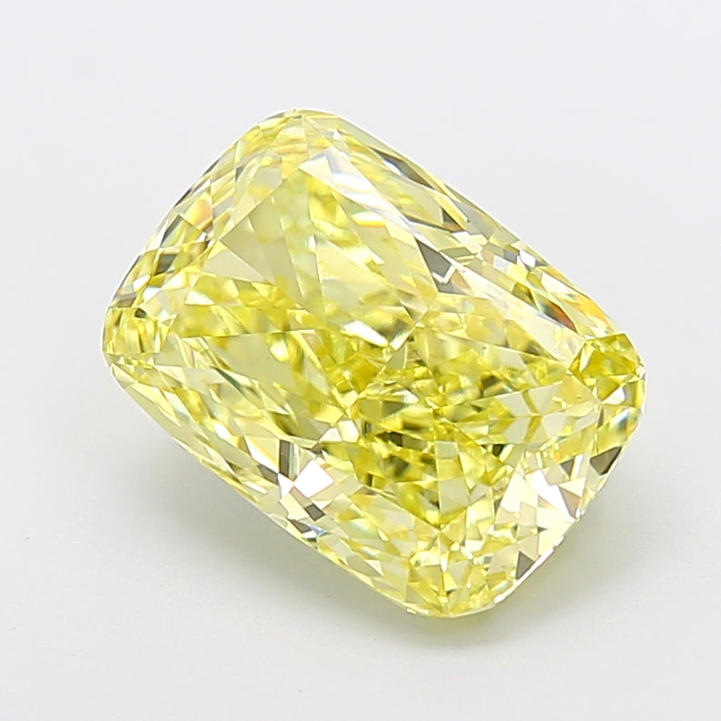 5.13 Carat Cushion Shaped, Very Good Cut, VVS2 Clarity, IGI Certified Lab Grown Diamond