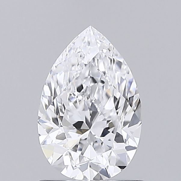0.93 Carat Pear Shaped, Very Good Cut, D Color, IF Clarity, IGI Certified Lab Grown Diamond
