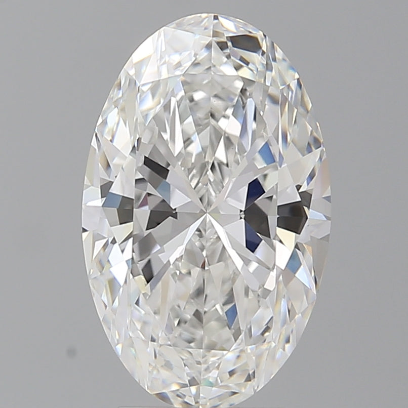 4.09 Carat Oval Shaped, Ideal Cut, E Color, VVS2 Clarity, IGI Certified Lab Grown Diamond