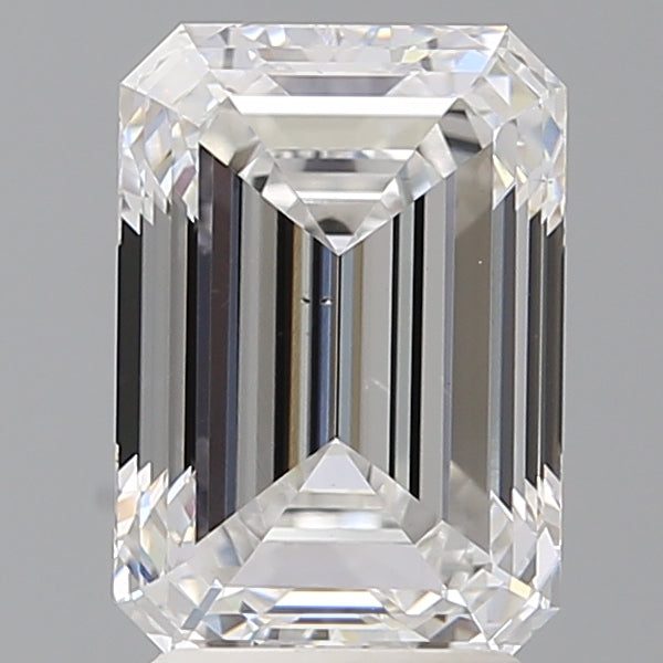 3.06 Carat Emerald Shaped, Ideal Cut, D Color, VS2 Clarity, IGI Certified Lab Grown Diamond