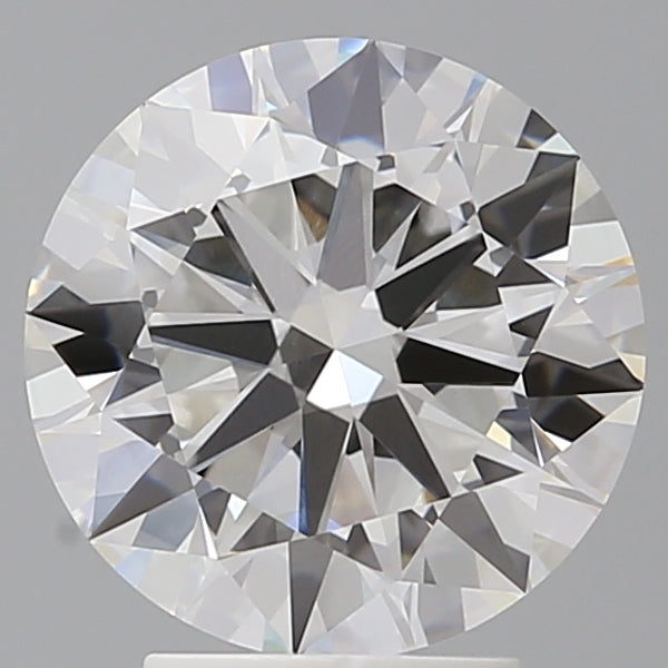 3.52 Carat Round Shaped, Excellent Cut, F Color, VVS2 Clarity, IGI Certified Lab Grown Diamond
