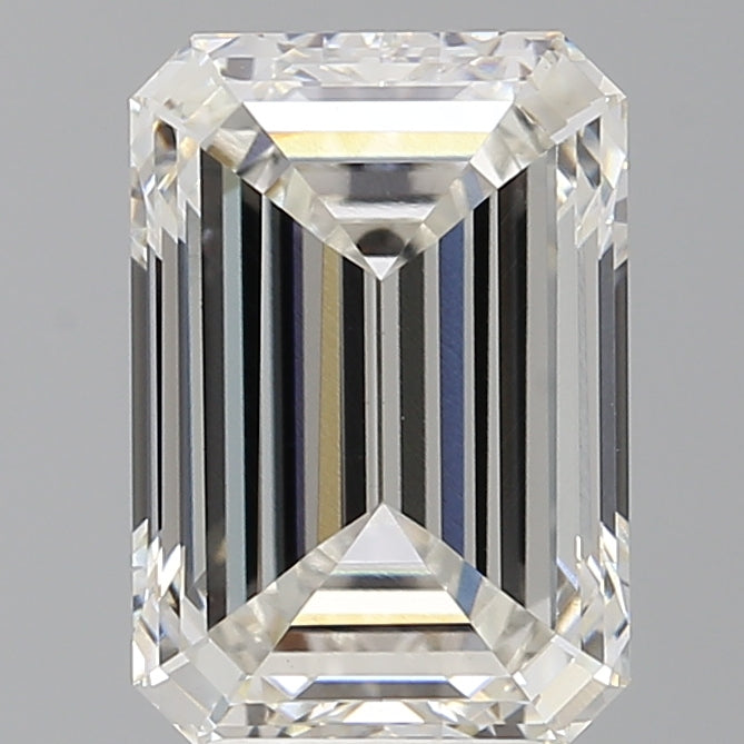 4.59 Carat Emerald Shaped, Excellent Cut, G Color, VVS2 Clarity, IGI Certified Lab Grown Diamond