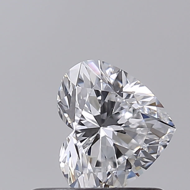 0.51 Carat Heart Shaped, Ideal Cut, D Color, VVS1 Clarity, IGI Certified Lab Grown Diamond