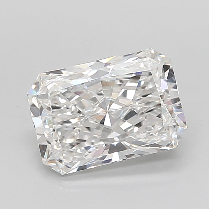 3.05 Carat Radiant Shaped, Ideal Cut, E Color, VVS2 Clarity, IGI Certified Lab Grown Diamond
