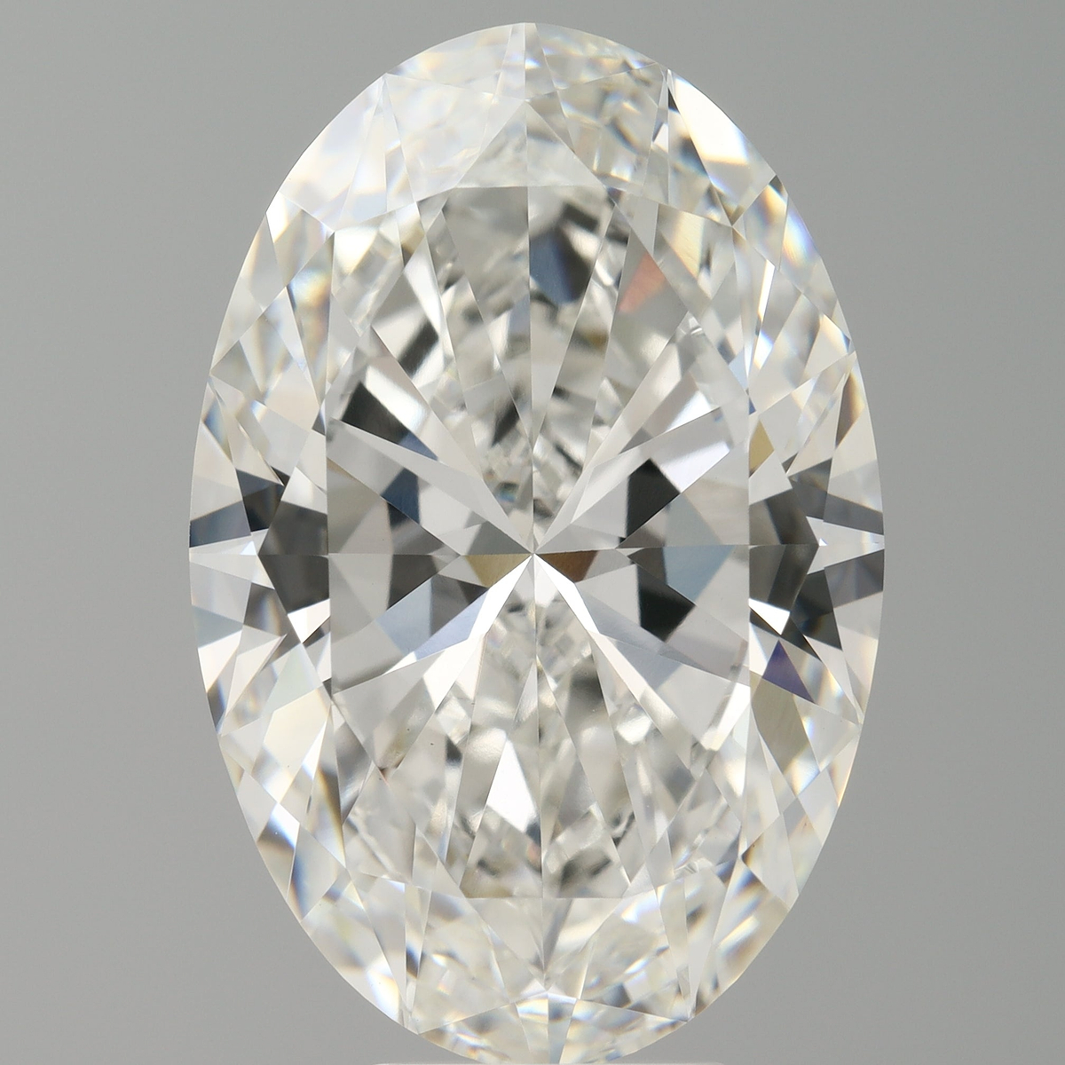 9.10 Carat Oval Shaped, Ideal Cut, F Color, VVS2 Clarity, IGI Certified Lab Grown Diamond