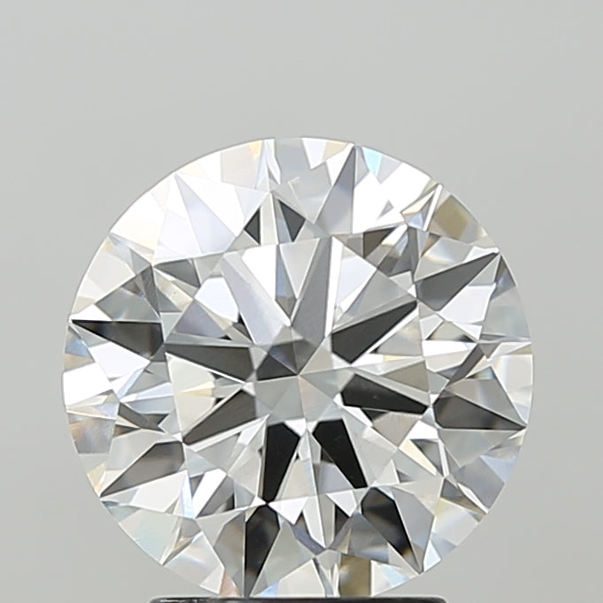 3.10 Carat Round Shaped, Ideal Cut, F Color, VVS2 Clarity, IGI Certified Lab Grown Diamond
