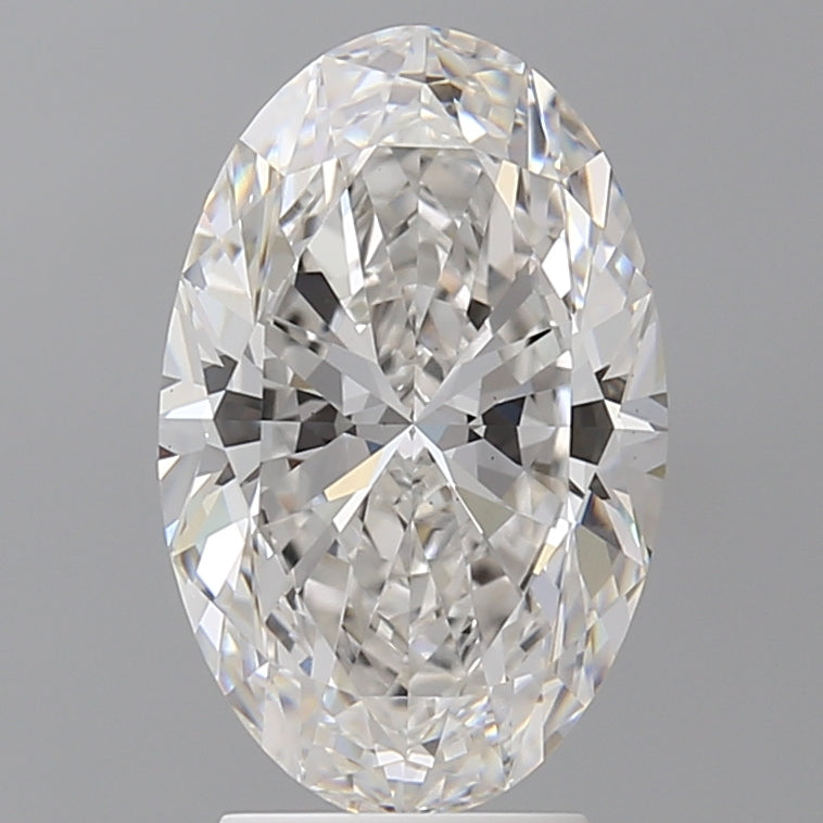 3.59 Carat Oval Shaped, Ideal Cut, E Color, VS1 Clarity, IGI Certified Lab Grown Diamond