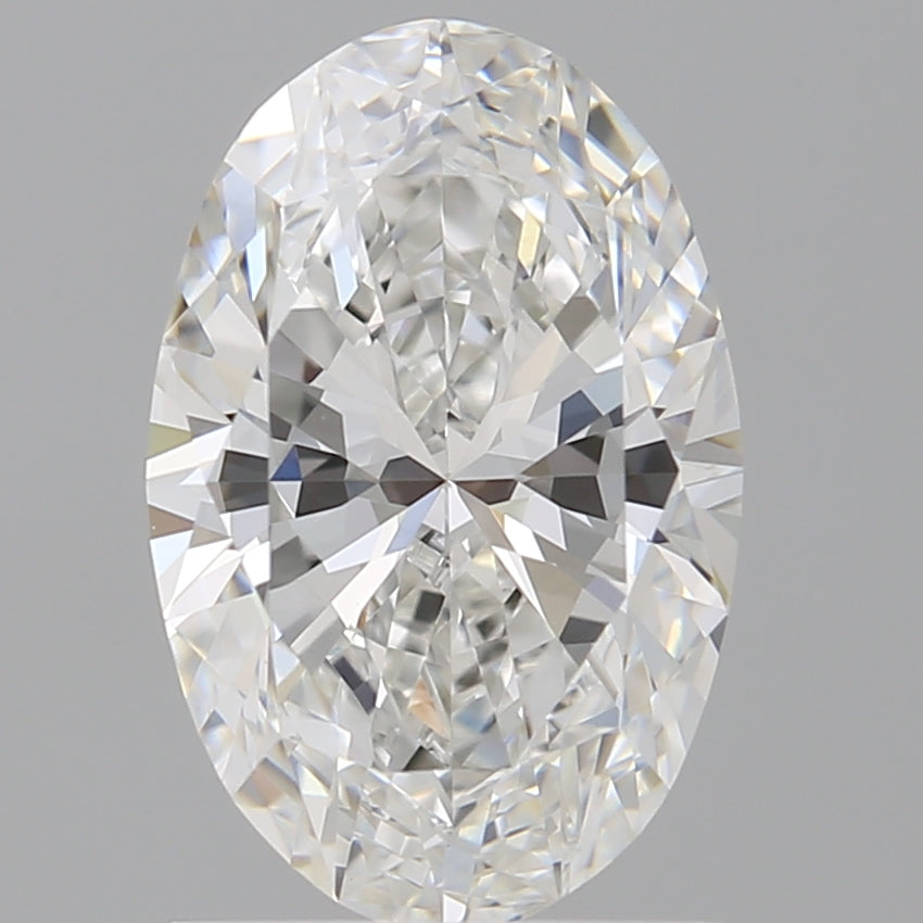 1.56 Carat Oval Shaped, Ideal Cut, E Color, VVS2 Clarity, IGI Certified Lab Grown Diamond