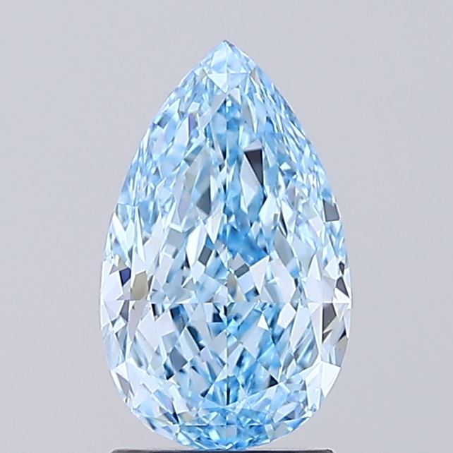 2.12 Carat Pear Shaped, Ideal Cut, VVS2 Clarity, IGI Certified Lab Grown Diamond