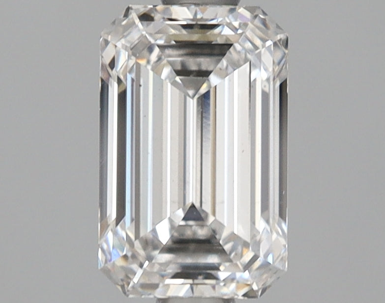 1.50 Carat Emerald Shaped, Ideal Cut, D Color, VS1 Clarity, IGI Certified Lab Grown Diamond