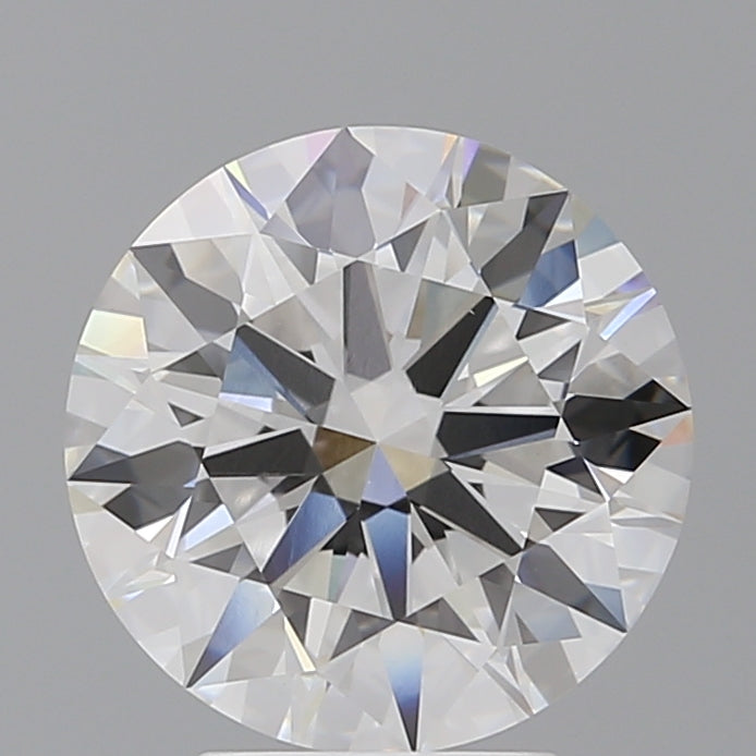 4.03 Carat Round Shaped, Ideal Cut, E Color, VVS2 Clarity, IGI Certified Lab Grown Diamond