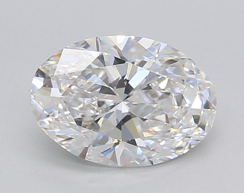 1.51 Carat Oval Shaped, Ideal Cut, D Color, VVS2 Clarity, IGI Certified Lab Grown Diamond