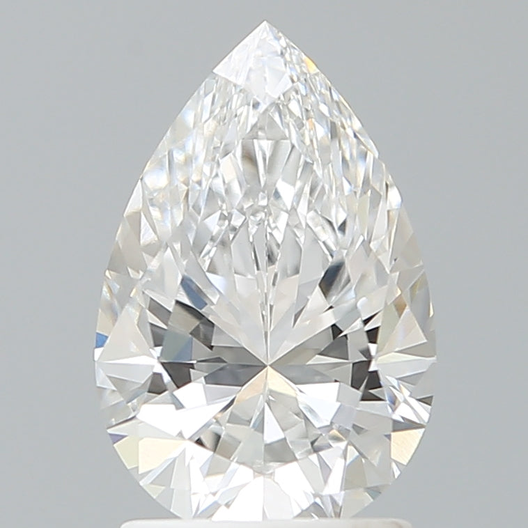 1.71 Carat Pear Shaped, Ideal Cut, E Color, VVS1 Clarity, IGI Certified Lab Grown Diamond