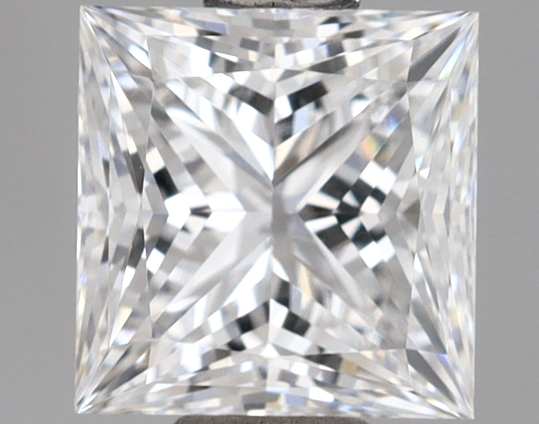 1.07 Carat Princess Shaped, Ideal Cut, D Color, VVS1 Clarity, IGI Certified Lab Grown Diamond
