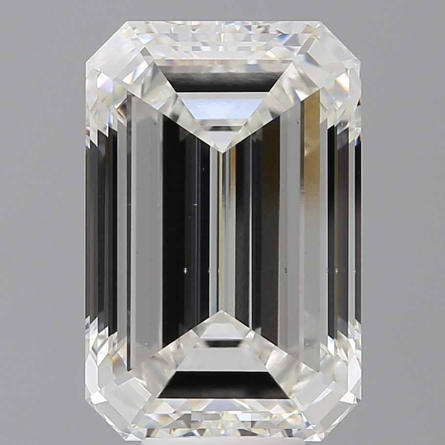 10.03 Carat Emerald Shaped, Excellent Cut, G Color, VS1 Clarity, IGI Certified Lab Grown Diamond