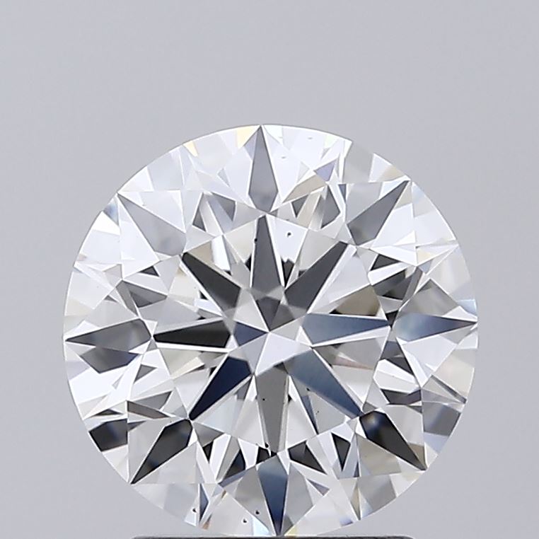 2.01 Carat Round Shaped, Ideal Cut, E Color, VS2 Clarity, IGI Certified Lab Grown Diamond