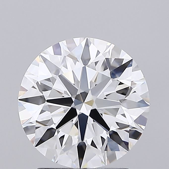 2.21 Carat Round Shaped, Ideal Cut, E Color, VVS2 Clarity, IGI Certified Lab Grown Diamond