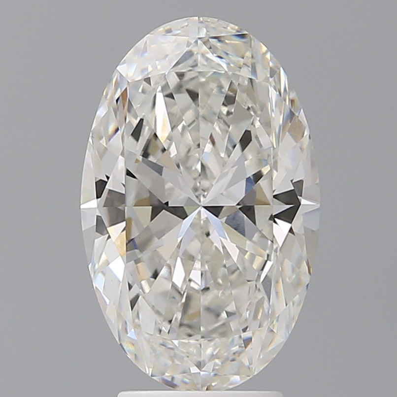 4.04 Carat Oval Shaped, Ideal Cut, F Color, VVS2 Clarity, IGI Certified Lab Grown Diamond