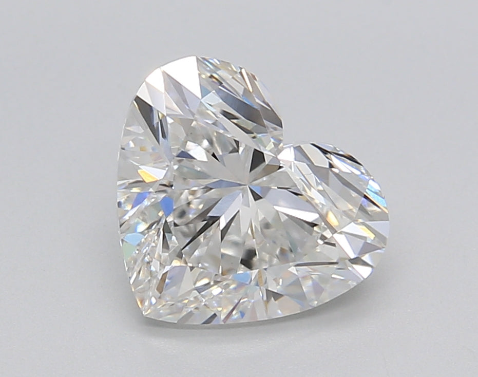 2.01 Carat Heart Shaped, Ideal Cut, E Color, VVS2 Clarity, IGI Certified Lab Grown Diamond