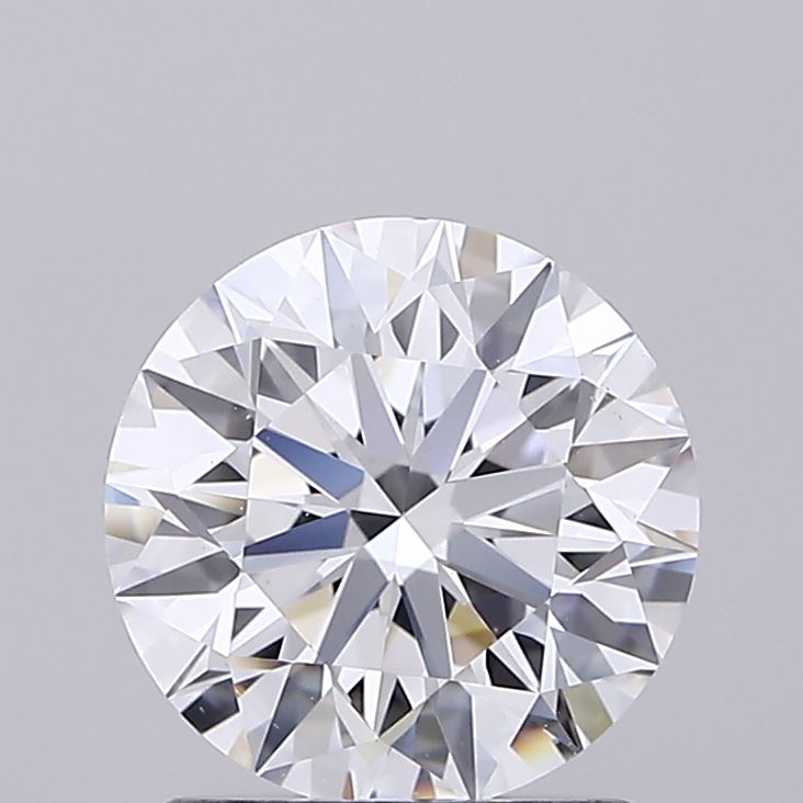 1.50 Carat Round Shaped, Excellent Cut, D Color, VS1 Clarity, IGI Certified Lab Grown Diamond