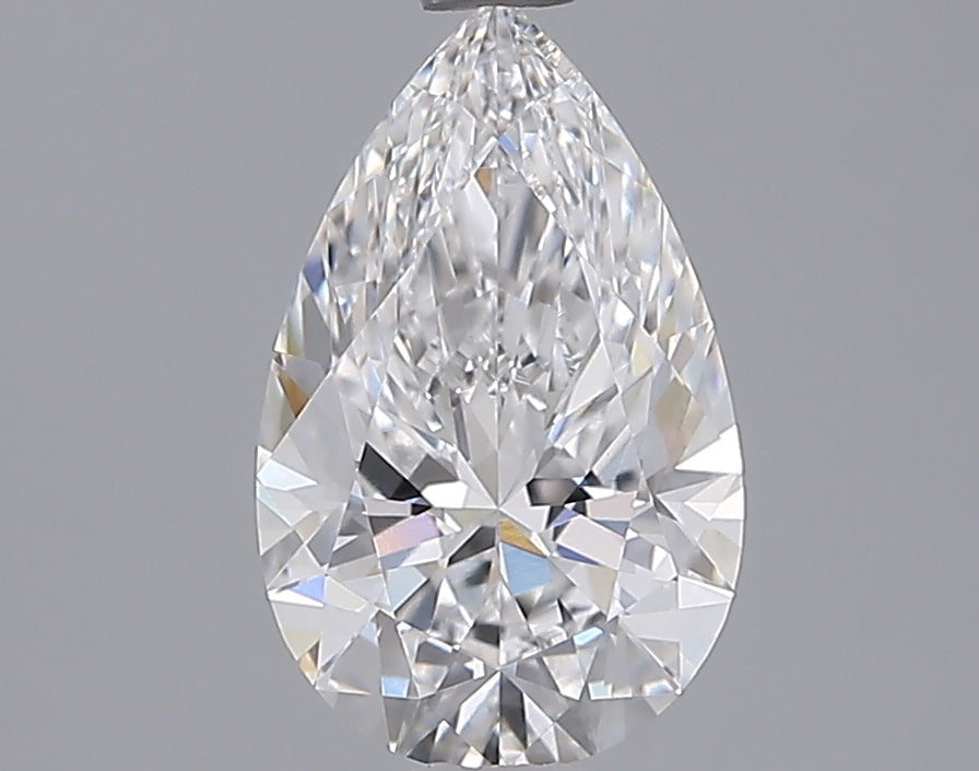 1.54 Carat Pear Shaped, Ideal Cut, D Color, VVS2 Clarity, IGI Certified Lab Grown Diamond