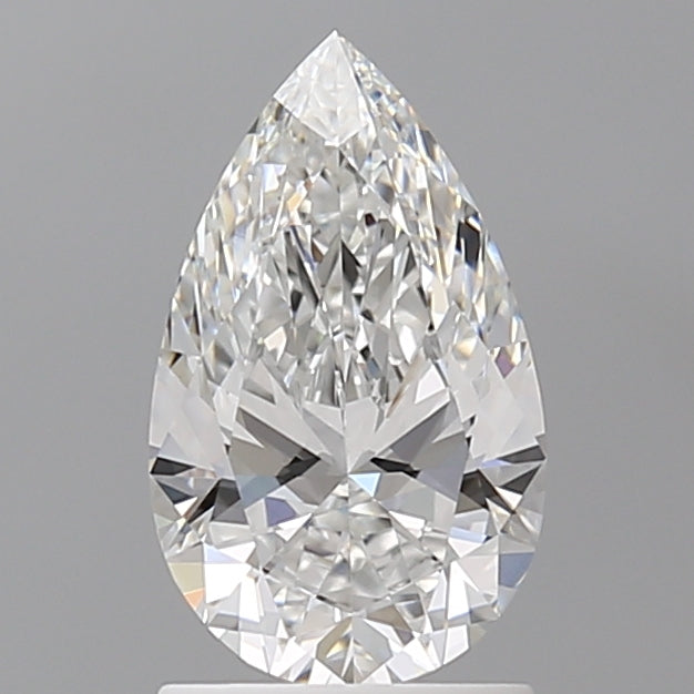 1.52 Carat Pear Shaped, Ideal Cut, E Color, VVS2 Clarity, IGI Certified Lab Grown Diamond
