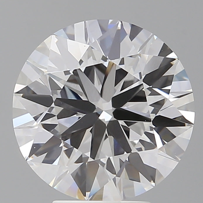 5.00 Carat Round Shaped, Excellent Cut, E Color, VVS2 Clarity, IGI Certified Lab Grown Diamond