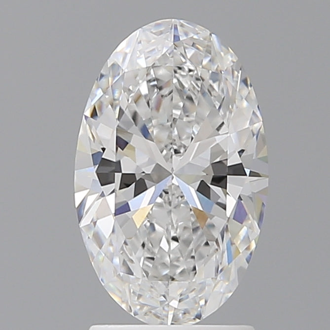 2.10 Carat Oval Shaped, Ideal Cut, E Color, VVS2 Clarity, IGI Certified Lab Grown Diamond