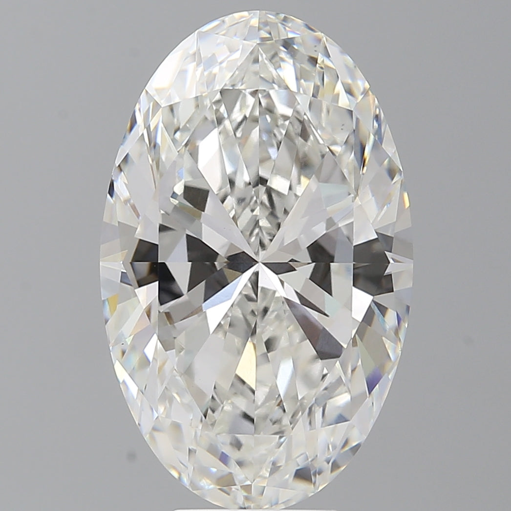 9.01 Carat Oval Shaped, Ideal Cut, F Color, VVS2 Clarity, IGI Certified Lab Grown Diamond